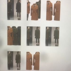 Ladies woollen trench coat new design